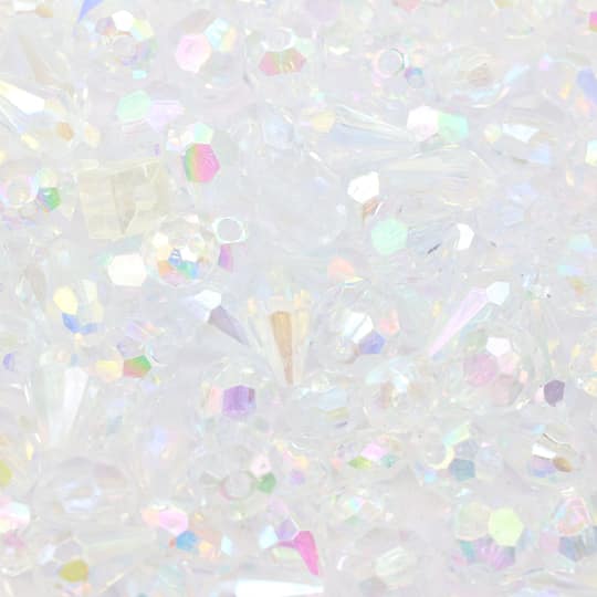 Mixed Faceted Beads, 260ct. by Creatology™